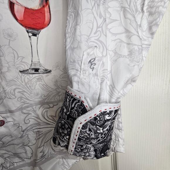 Robert Graham Grenashe Pinot Noir Long Sleeve Shirt Large Button Up - Picture 4 of 6